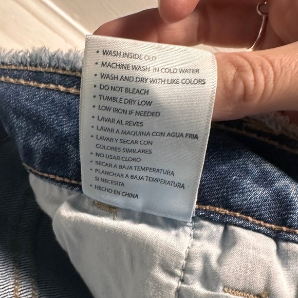 Kancan Distressed High Waist Flare Leg Bell Bottom Denim Stretchy Jeans - Picture 12 of 14